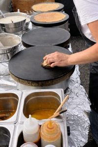 Accueil Crêpiere en action