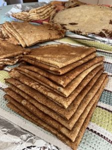 Accueil Pile de crêpe